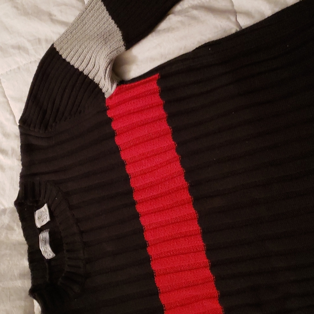 Evolution Striped Sweater Size M - Picture 2 of 6